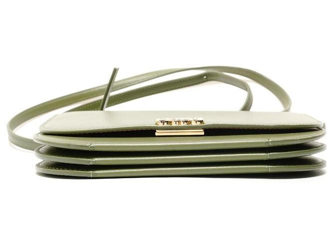 Borsa a Spalla Loewe Goya Small Anagram Verde - vista 7