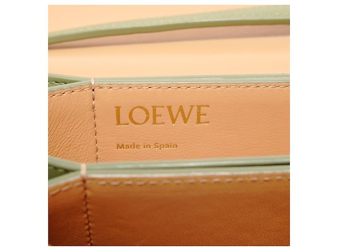 Borsa a Spalla Loewe Goya Small Anagram Verde - vista 9
