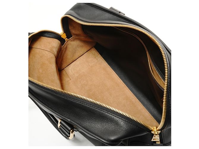 Borsa a mano 2-Way in pelle Loewe Amazona 36 Nero - vista 10