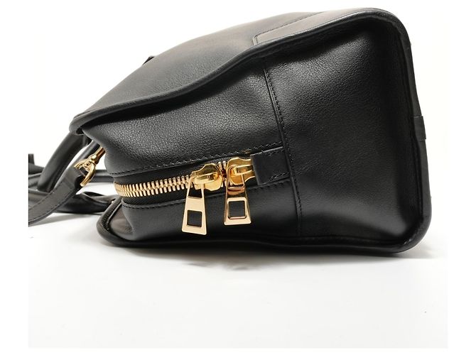 Borsa a mano 2-Way in pelle Loewe Amazona 36 Nero - vista 3