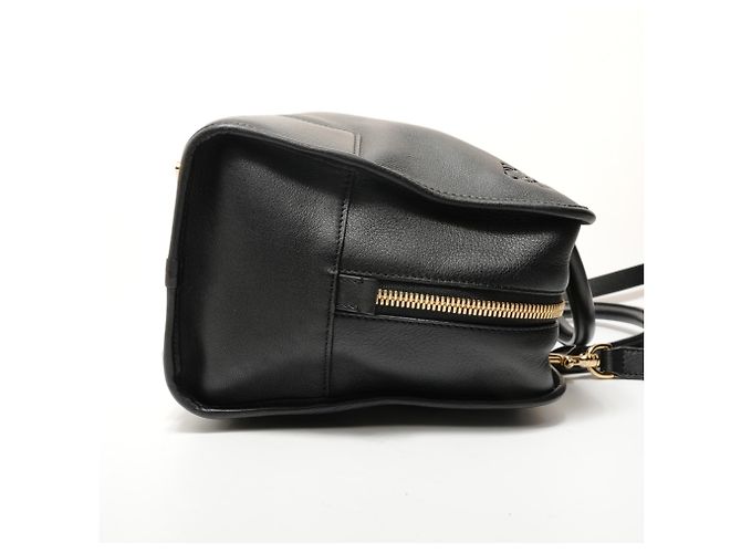 Borsa a mano 2-Way in pelle Loewe Amazona 36 Nero - vista 4