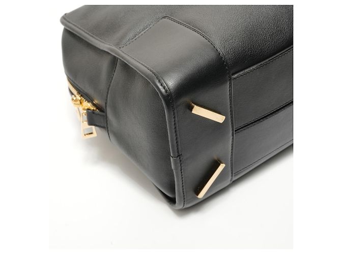 Borsa a mano 2-Way in pelle Loewe Amazona 36 Nero - vista 5