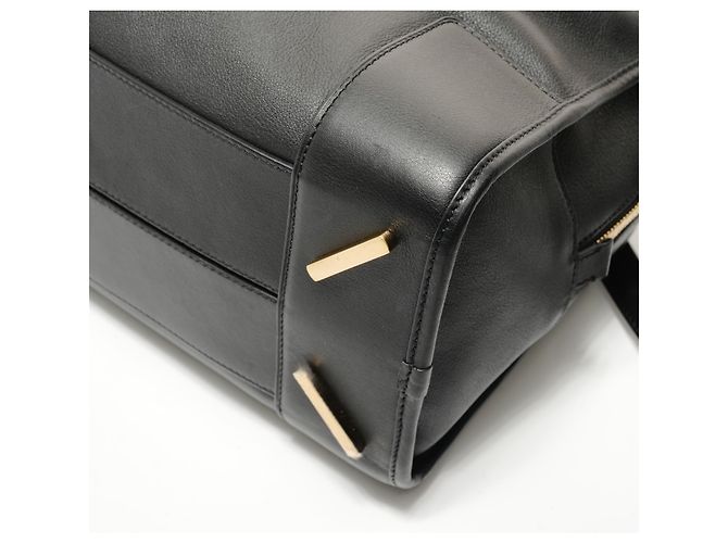 Borsa a mano 2-Way in pelle Loewe Amazona 36 Nero - vista 6