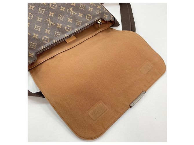 Borsa Messenger Louis Vuitton Bobour MM Marrone - vista 12
