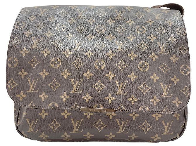 Borsa Messenger Louis Vuitton Bobour MM Marrone - vista 2