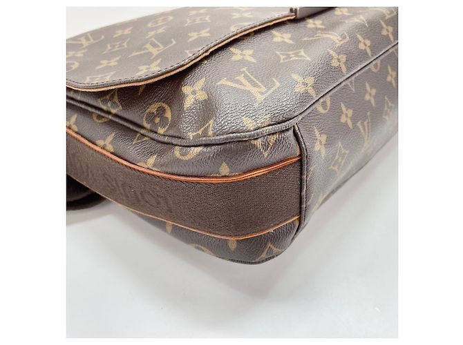 Borsa Messenger Louis Vuitton Bobour MM Marrone - vista 8