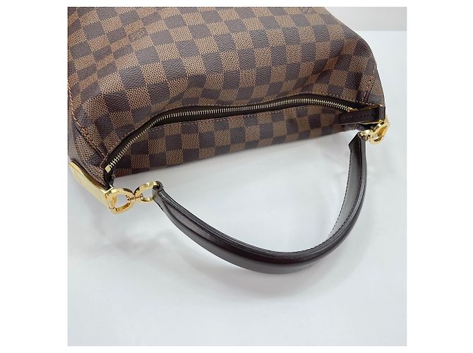Borsa a Spalla Louis Vuitton Portobello PM Marrone - vista 10