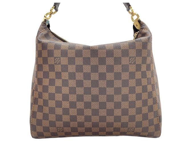 Borsa a Spalla Louis Vuitton Portobello PM Marrone - vista 3