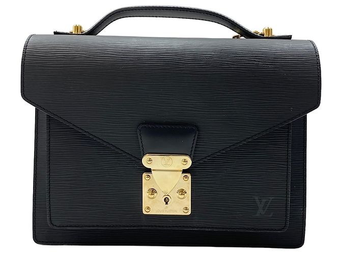 Borsa Louis Vuitton Monceau Nero - vista 2