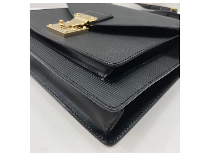 Borsa Louis Vuitton Monceau Nero - vista 9