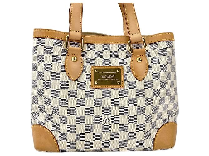 Borsa Tote Louis Vuitton Hampstead PM Bianco - vista 2