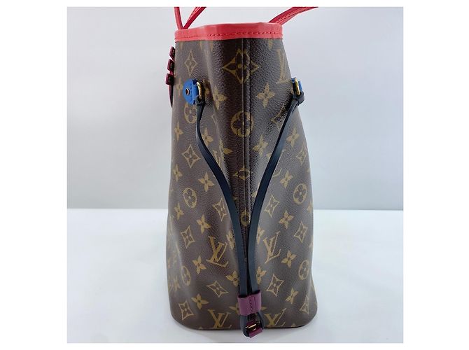 Borsa Tote Louis Vuitton Neverfull MM Marrone - vista 5