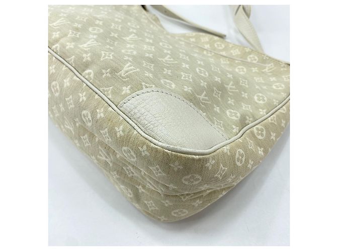 Borsa a Spalla Louis Vuitton Boulogne Beige - vista 9