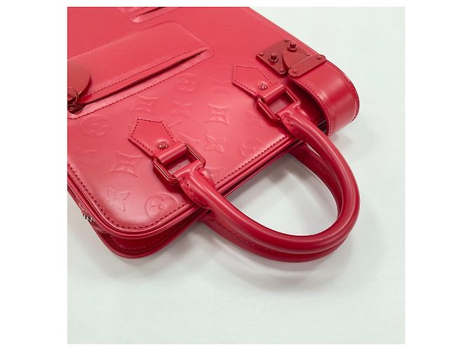 Sac à main rouge Louis Vuitton - vue 9