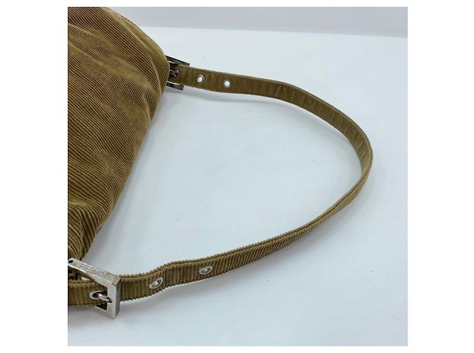 Borsa a tracolla Fendi Mamma Bucket Marrone - vista 10