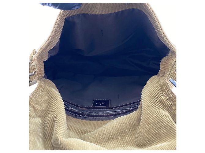 Borsa a tracolla Fendi Mamma Bucket Marrone - vista 14