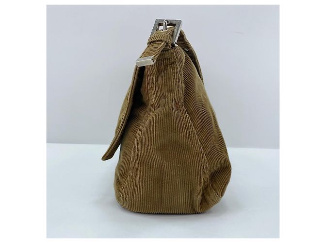 Borsa a tracolla Fendi Mamma Bucket Marrone - vista 5