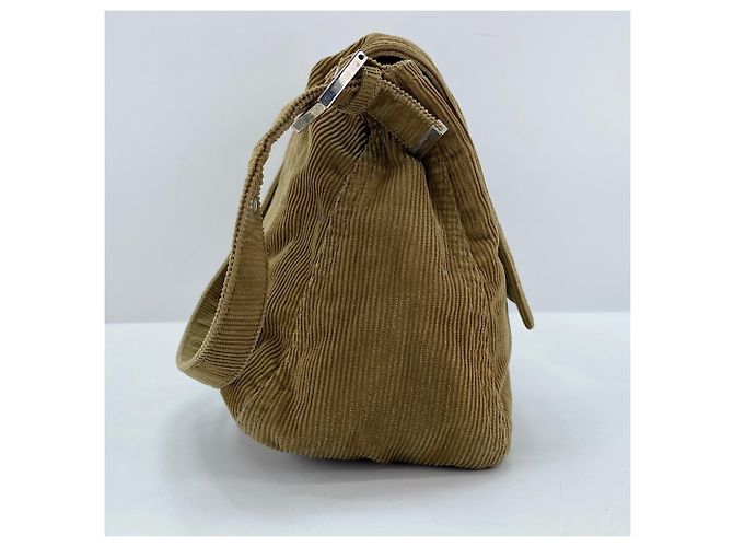 Borsa a tracolla Fendi Mamma Bucket Marrone - vista 6
