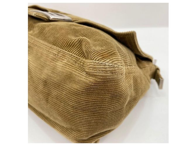 Borsa a tracolla Fendi Mamma Bucket Marrone - vista 9