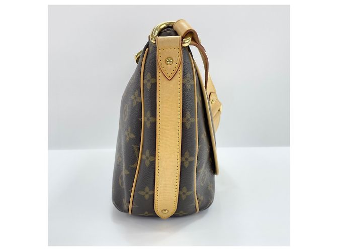 Borsa a Spalla Louis Vuitton Tulum PM Marrone - vista 5
