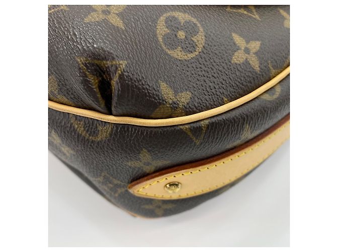 Borsa a Spalla Louis Vuitton Tulum PM Marrone - vista 9