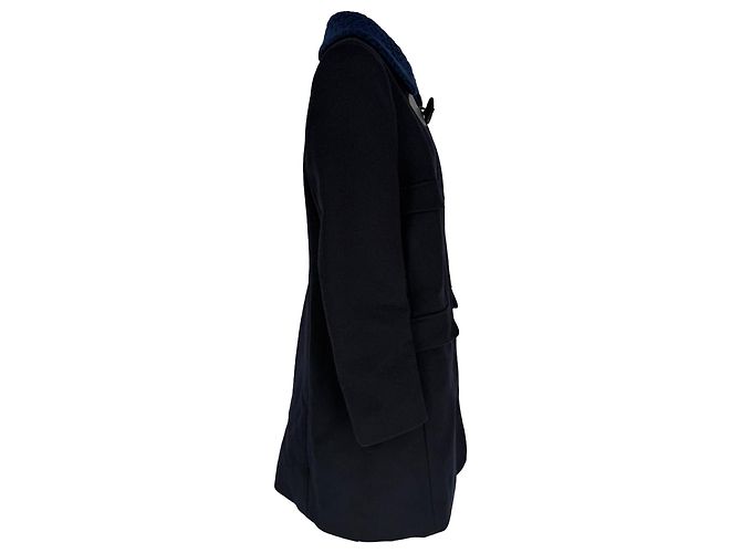Abrigo Duffle de lana azul marino See by Chloé - vista 3