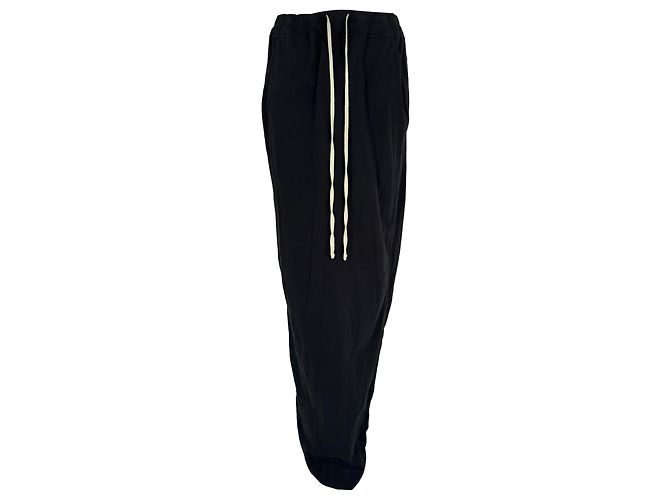 Falda midi Pillar con cordón Rick Owens DRKSHDW en algodón negro - vista 7
