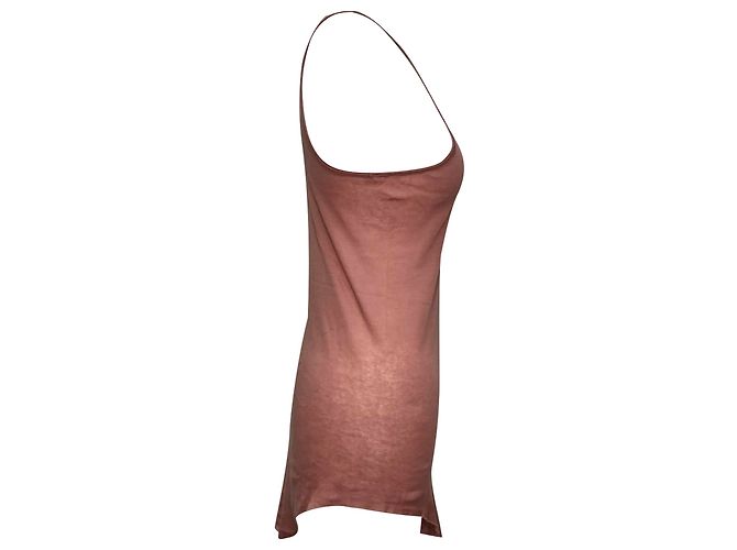 Rick Owens Tank Top aus rosa Baumwolle Pink - Ansicht 2