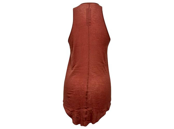 Rick Owens Tank Top aus roter Baumwolle Pink - Ansicht 3
