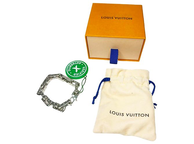 Louis Vuitton Monogram Armband aus Silbermetall Metallisch - Ansicht 7