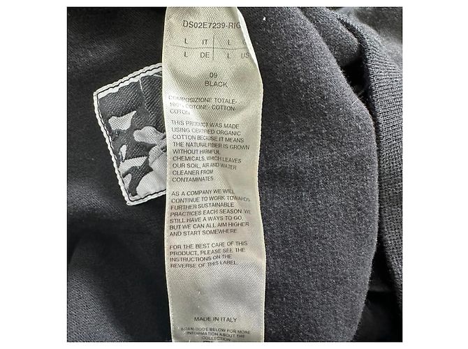 Rick Owens Asymmetrischer Zip-Up Sweatshirt aus schwarzer Baumwolle - Ansicht 4