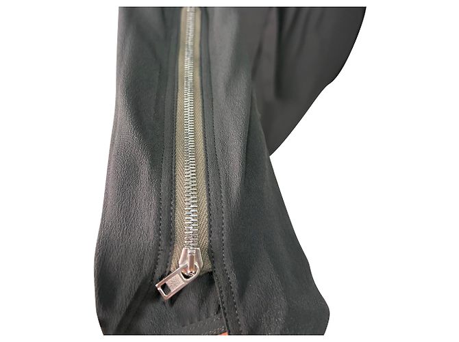 Abito midi Cocoon Rick Owens in acetato nero - vista 5