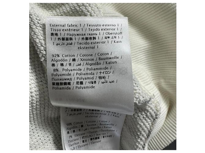 Valentino Garavani Sudadera corta estampada Valentino en algodón blanco - vista 5