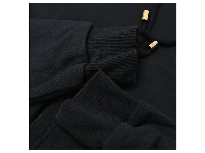 Sudadera Balmain Logo en algodón negro - vista 12