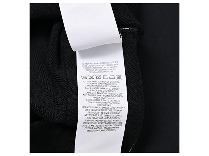 Sudadera Balmain Logo en algodón negro - vista 8