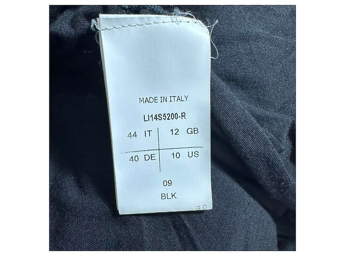 Rick Owens Langarm-Mini-Drapierkleid aus schwarzer Viskose - Ansicht 5