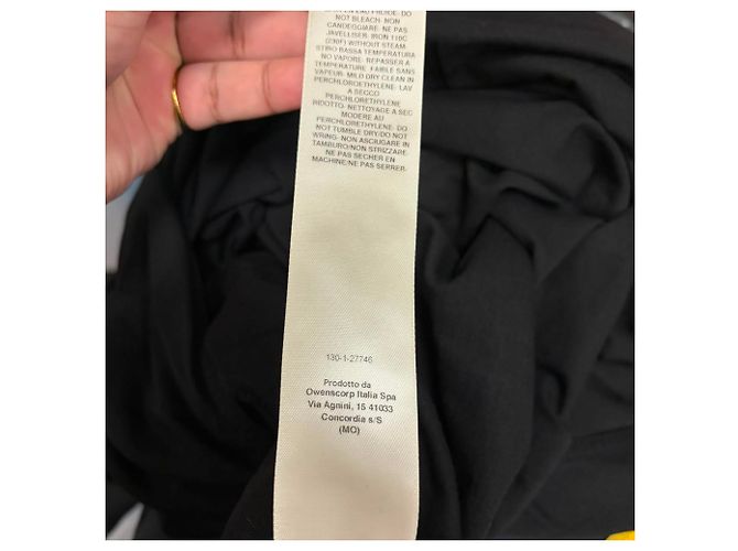 Vestido maxi Edfu Crewneck Rick Owens em algodão preto - vista 5