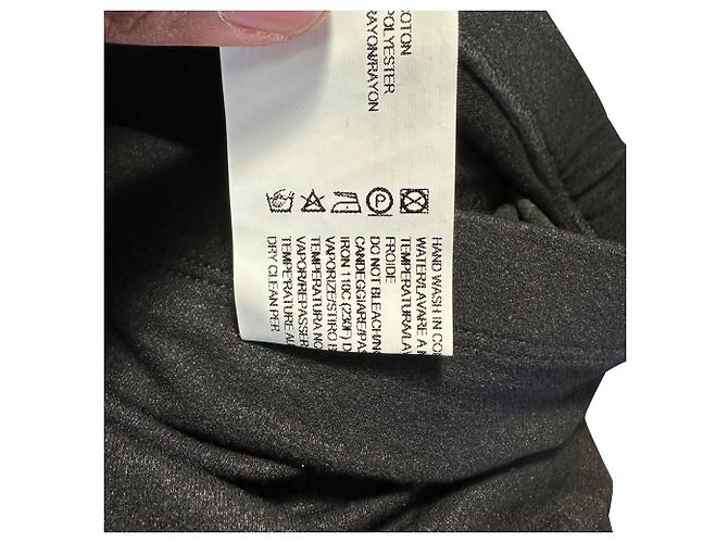 Pantalones skinny con estampado Rick Owens en algodón negro - vista 5
