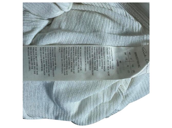 Rick Owens Tank Top aus weißer Viskose - Ansicht 5