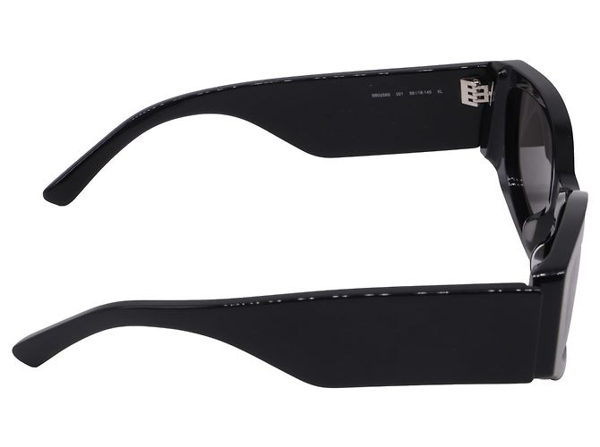 Occhiali da sole Balenciaga Bossy Round AF in acetato nero - vista 3
