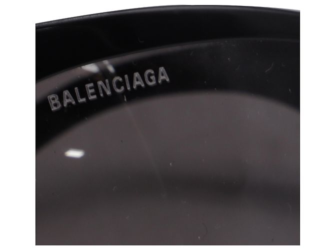 Occhiali da sole Balenciaga Bossy Round AF in acetato nero - vista 9