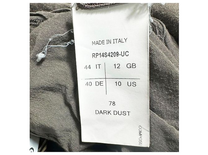 Camiseta Rick Owens de cuello redondo en algodón gris - vista 5