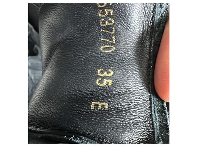 Sneakers Oversized Alexander McQueen in pelle di vitello nera Nero - vista 13