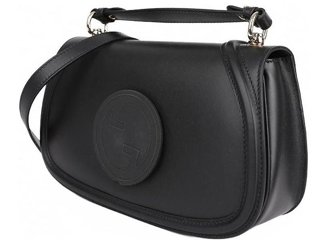 Blondie Gucci Borsa Blondi Medium con manico superiore Nero - vista 3