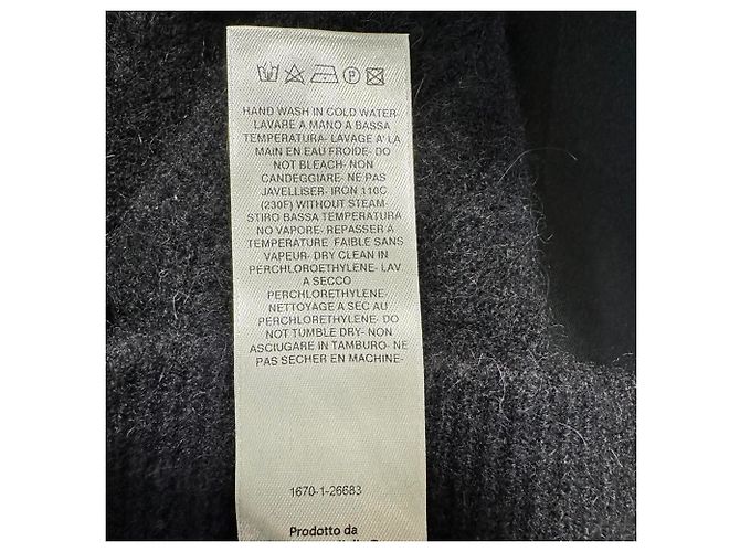 Falda maxi Porterville Pillar de Rick Owens en cachemira negra Negro - vista 5