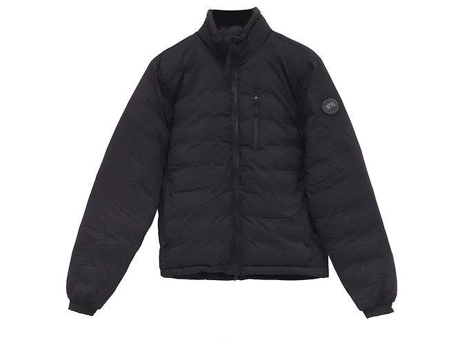 Canada Goose Lodge Down Jacket in Black Polyamide - view 7
