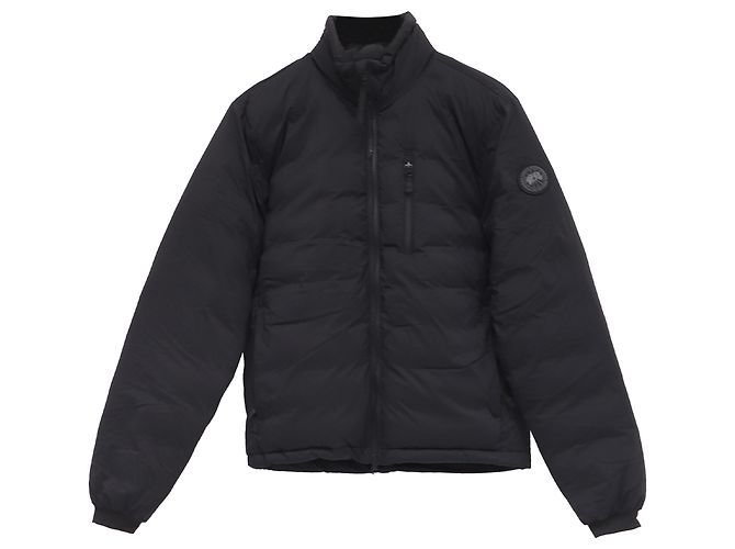 Canada Goose Lodge Down Jacket in Black Polyamide - view 8