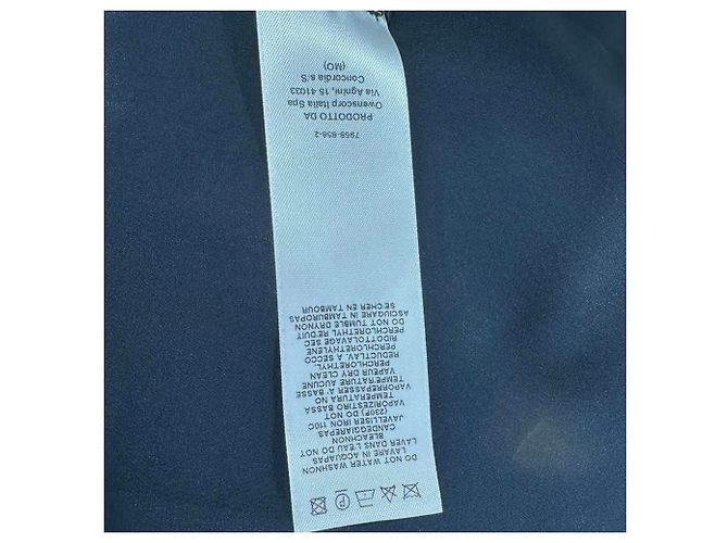 Camiseta de cuello drapeado Rick Owens en acetato negro - vista 5