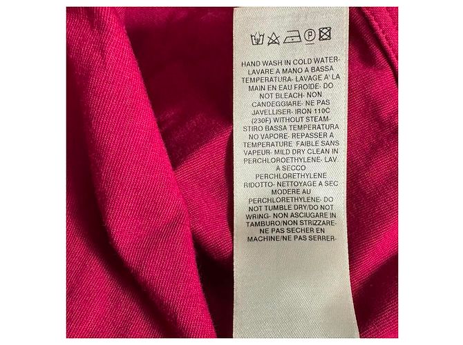 Blusa Rick Owens con scollo a barca e maniche corte in cotone rosa - vista 6
