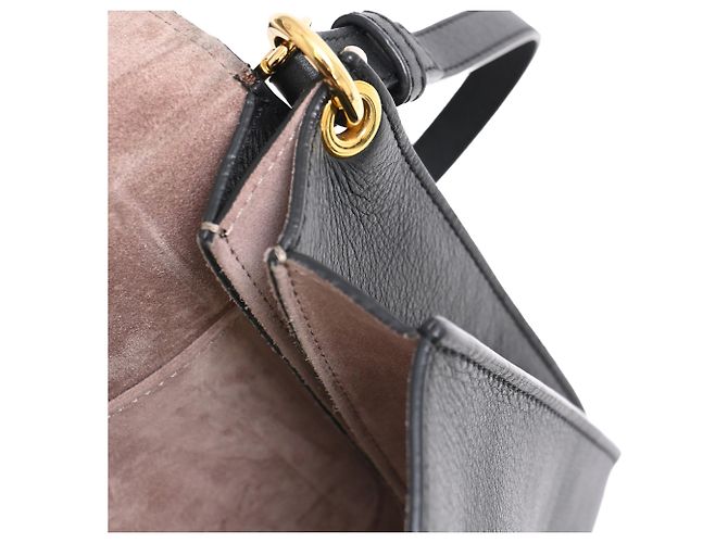 JW Anderson Borsa Pierce in pelle nera J.W.Anderson Nero - vista 12